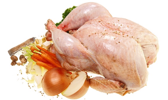 ローストチキン用の立派な鶏肉と野菜達｜副腎疲労blog